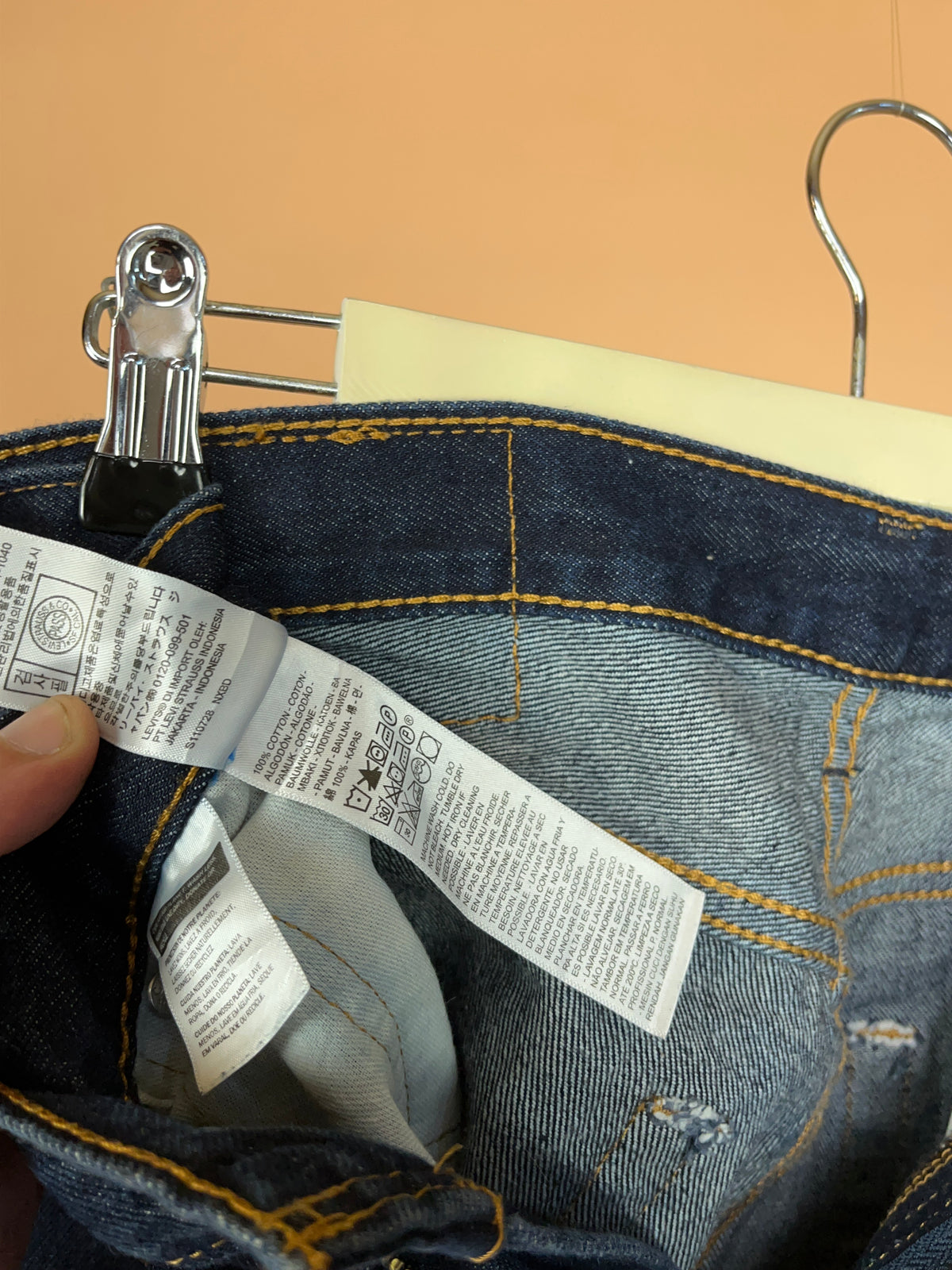 Levi's Dark Blue 505 Denim Jeans - 32"