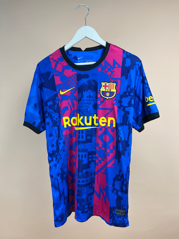 2021/22 "Barcelona" 'Nike' #9 Memphis Football European Home Jersey