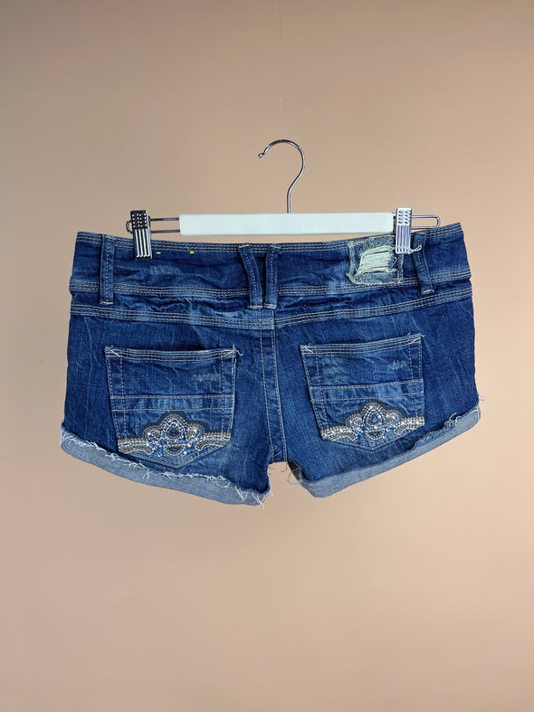 Y2K 'Almost Famous' Denim Micro Shorts