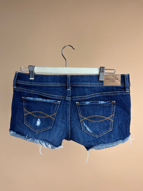 Y2K 'Abercrombie & Fitch' Denim Micro Shorts