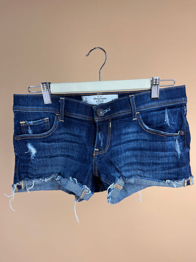 Y2K 'Abercrombie & Fitch' Denim Micro Shorts