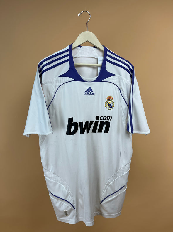 2007/08 "Madrid" 'Adidas' Home Football Jersey