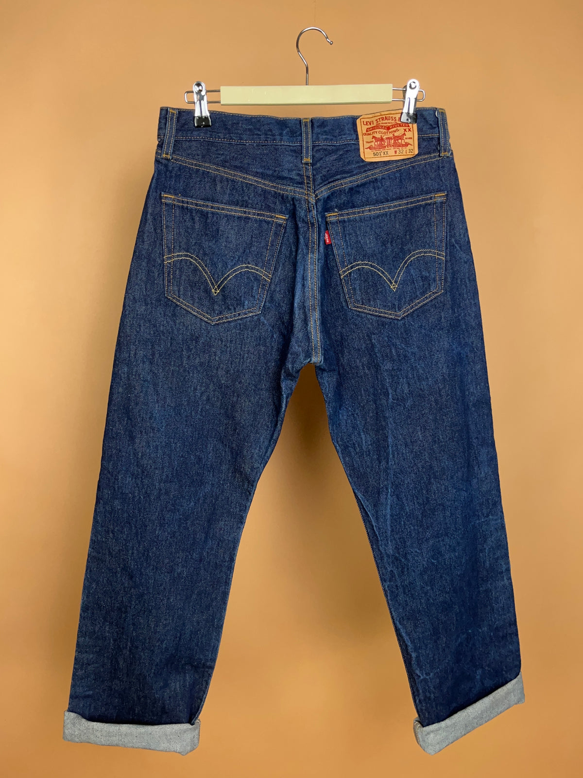 Levi's Dark Wash 501 Denim Jeans - 31.5"