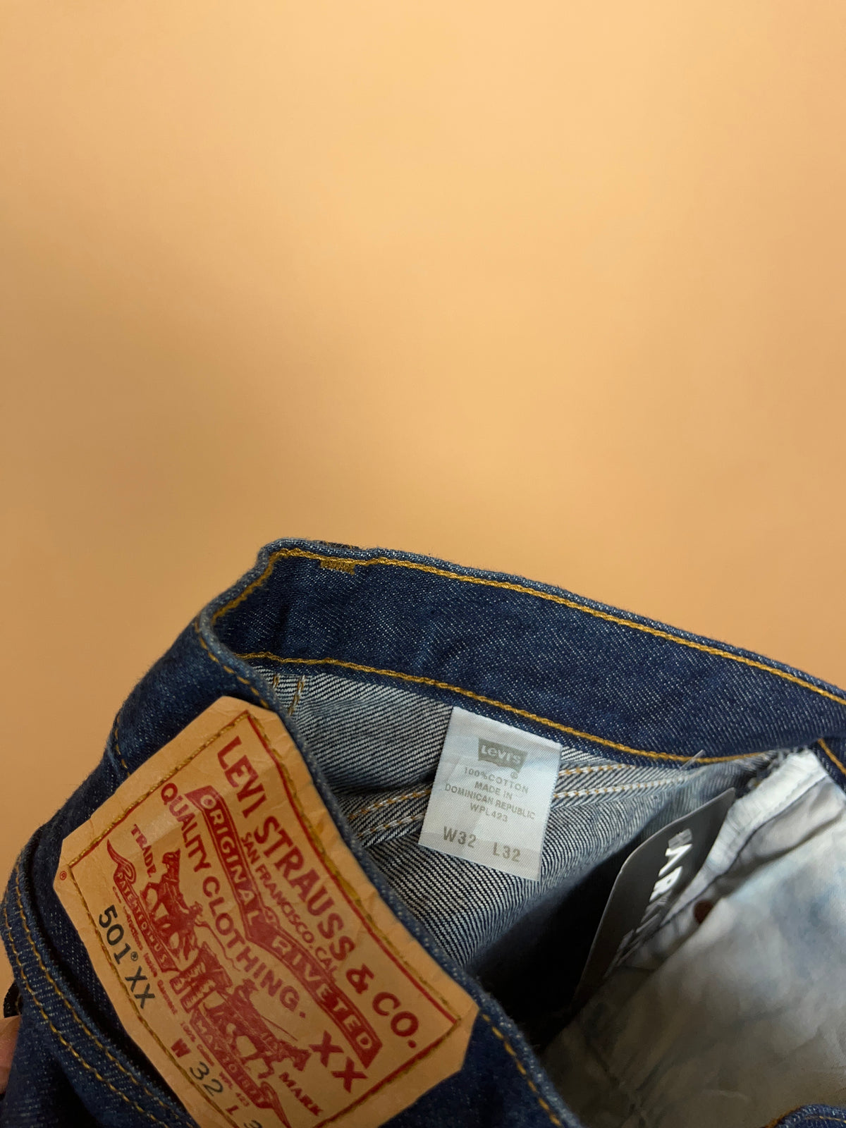 Levi's Dark Wash 501 Denim Jeans - 31.5"