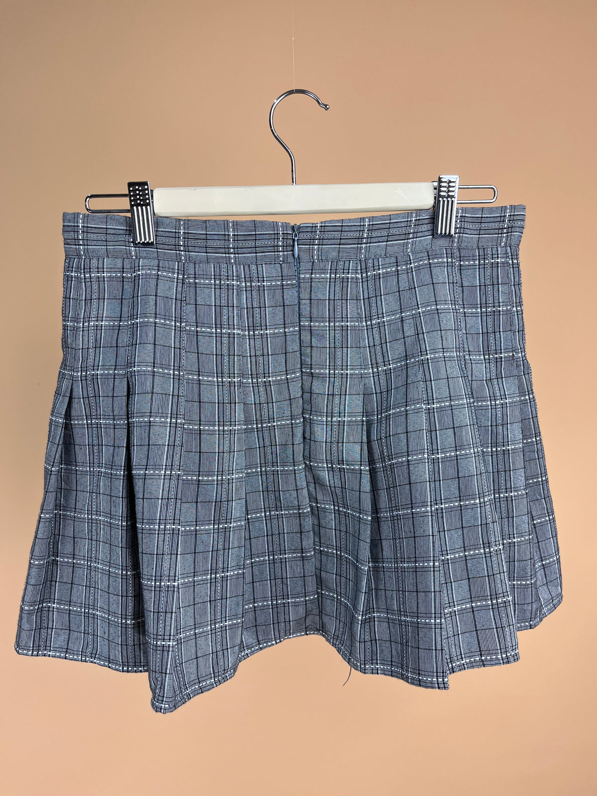 Y2K Plaid Pleated Mini Skirt - 10