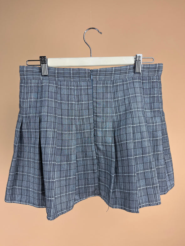 Y2K Plaid Pleated Mini Skirt
