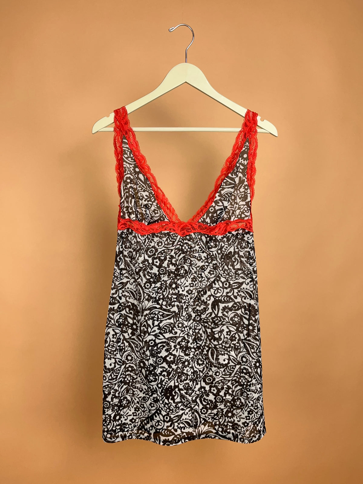 Y2K Victoria's Secret Paisley Floral Short Slip Dress