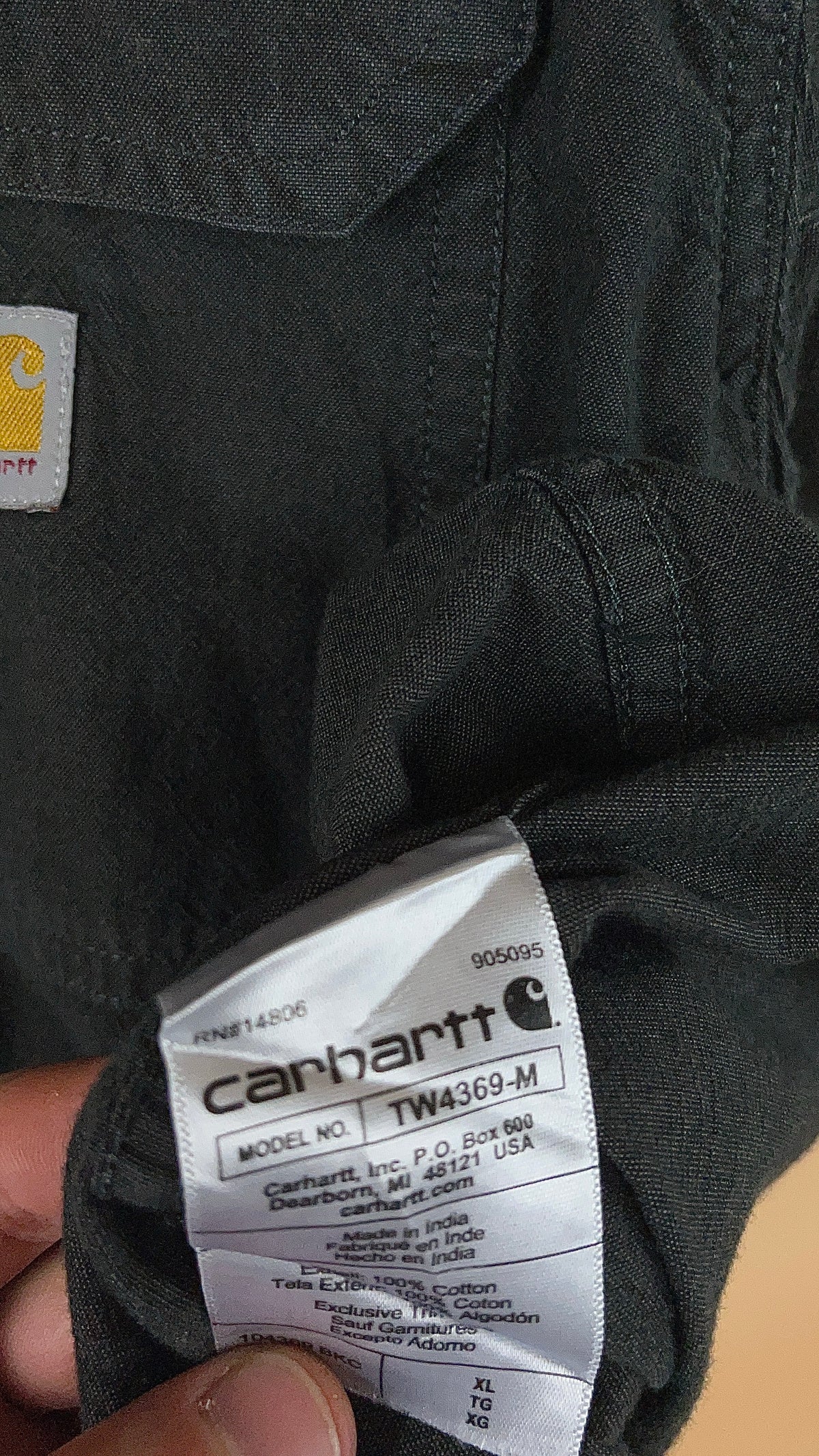 Carhartt Faded Charcoal Short Sleeve Shirt - XL