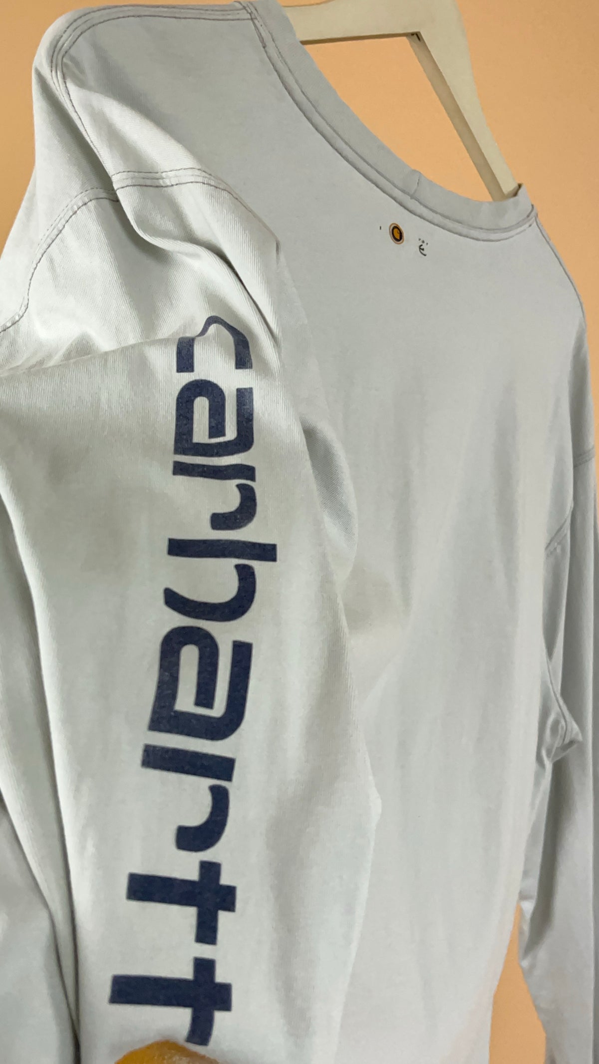 Carhartt Faded Off-White Long Sleeve Shirt - XL