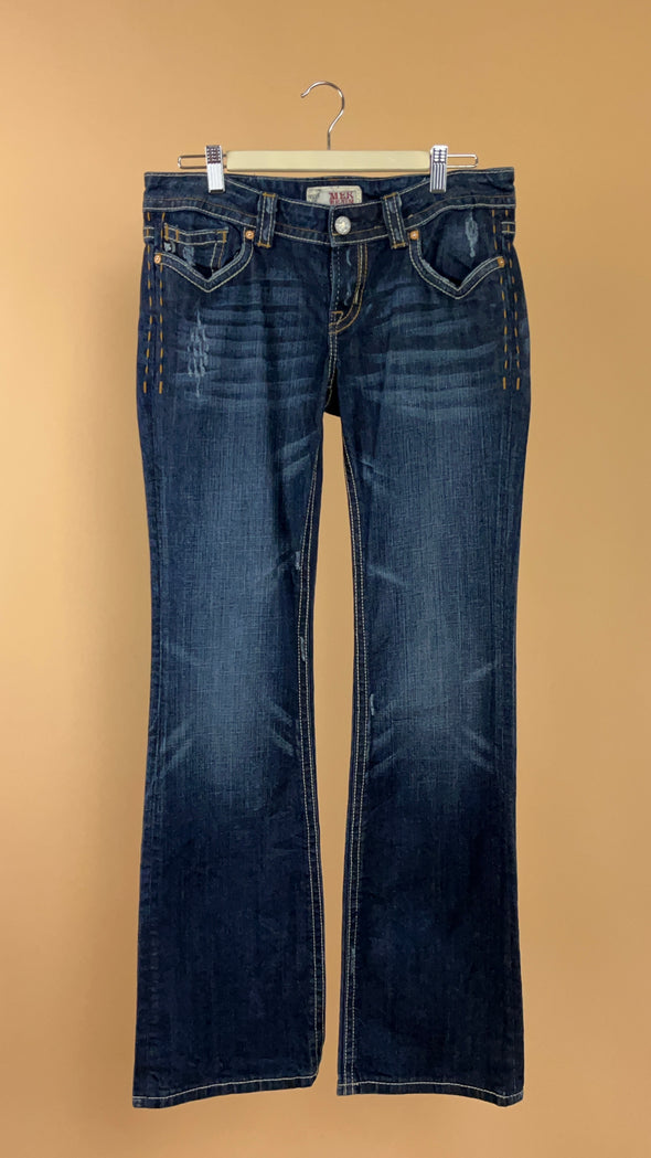 Y2K Dark Wash Bootcut Jeans