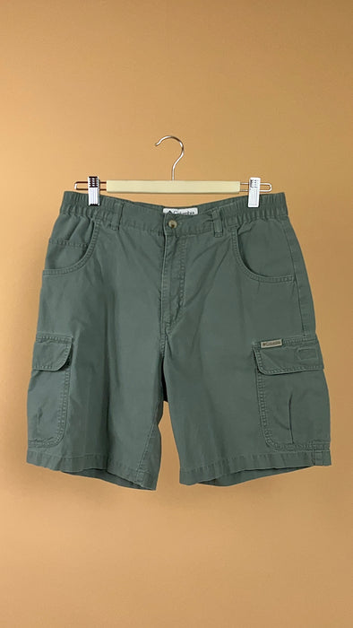 'Columbia' Sage Green Cargo Shorts