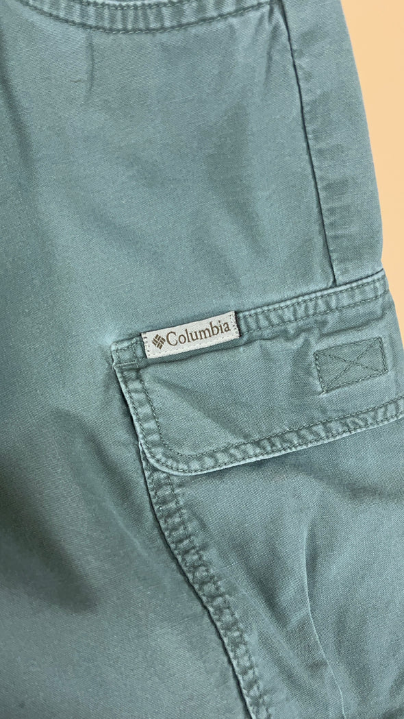 'Columbia' Sage Green Cargo Shorts