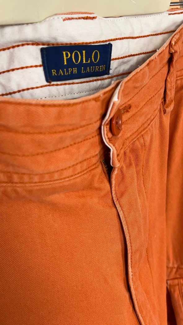 'Ralph Lauren' Orange Cargo Shorts