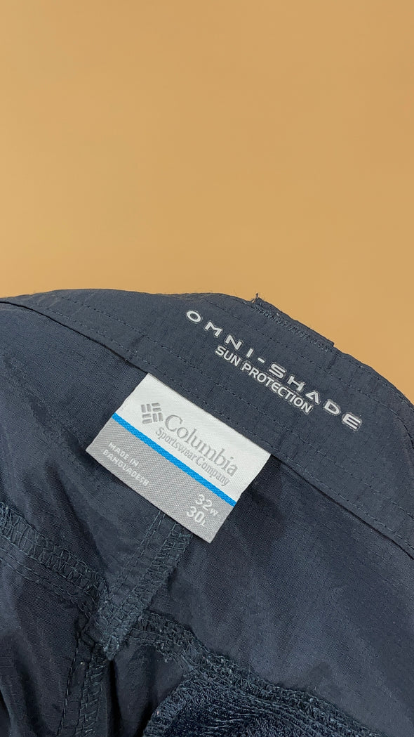 'Columbia' Black Hiking Shorts