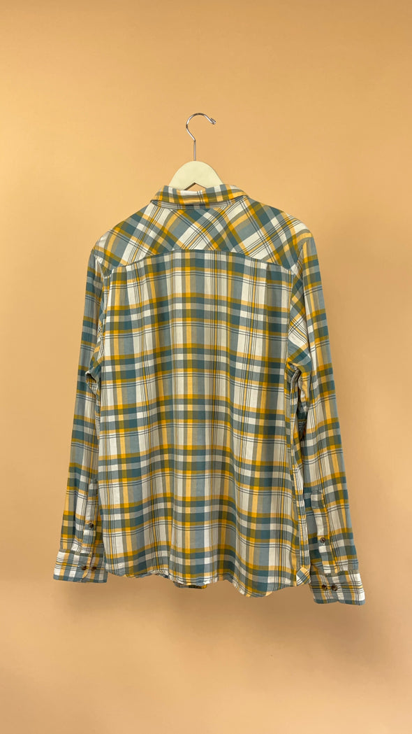 'The North Face' Yellow Plaid Shirt
