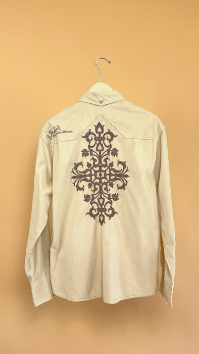 Y2K 'Fender' Rock 'n' Roll Corduroy Shirt