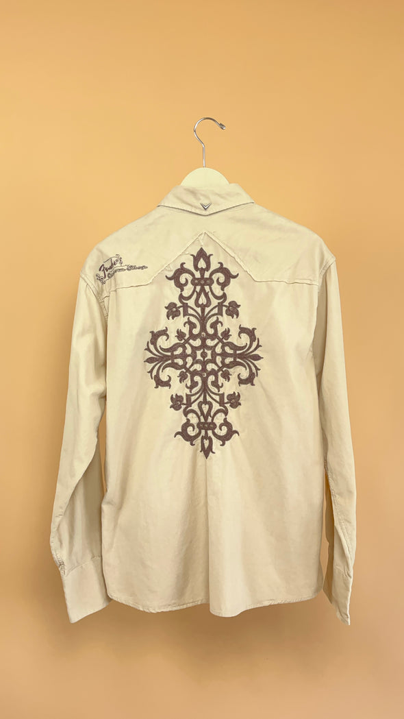 Y2K 'Fender' Rock 'n' Roll Corduroy Shirt