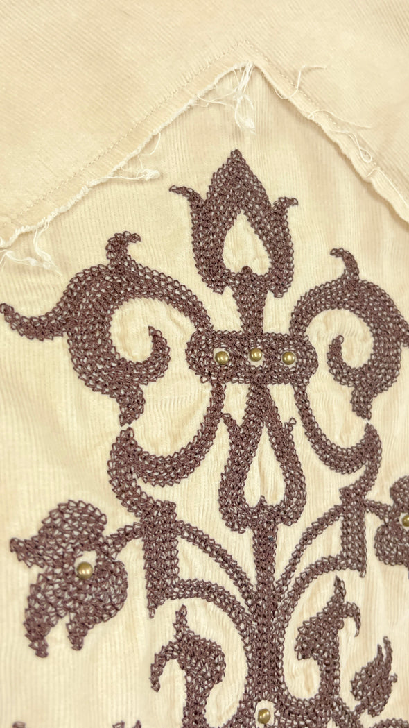 Y2K 'Fender' Rock 'n' Roll Corduroy Shirt