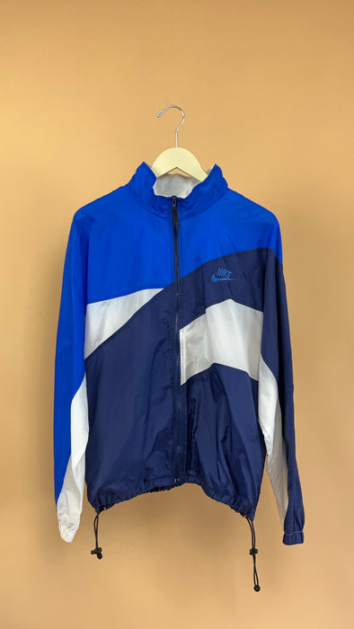 'Nike' Blue & White Windbreaker