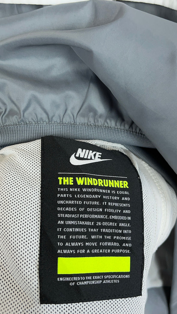'Nike' Grey & White Windbreaker