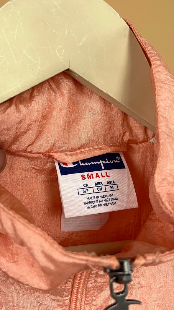 1990's 'Champion' Peach & Cream Windbreaker