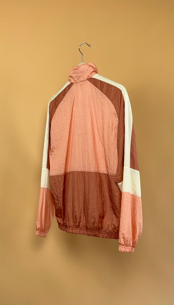 1990's 'Champion' Peach & Cream Windbreaker