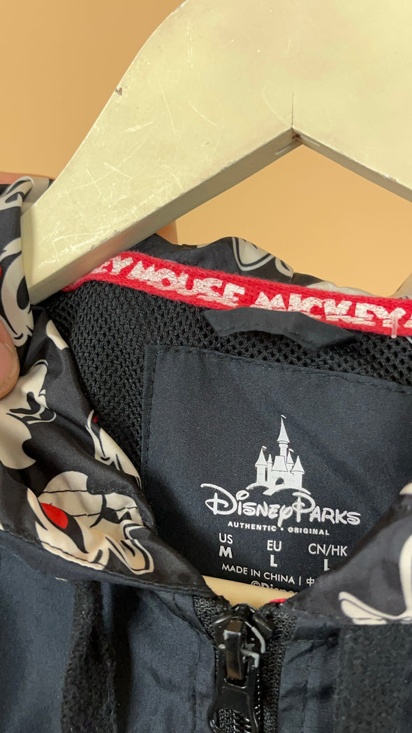 Disney 'Mickey Mouse' Black Windbreaker