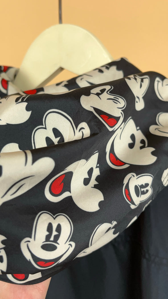 Disney 'Mickey Mouse' Black Windbreaker