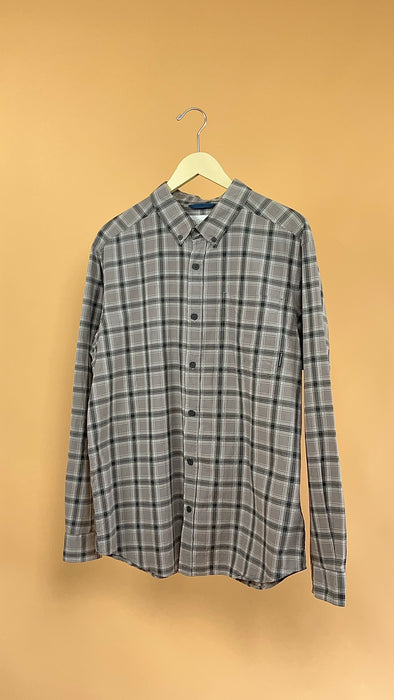 'Columbia' Grey Plaid Shirt