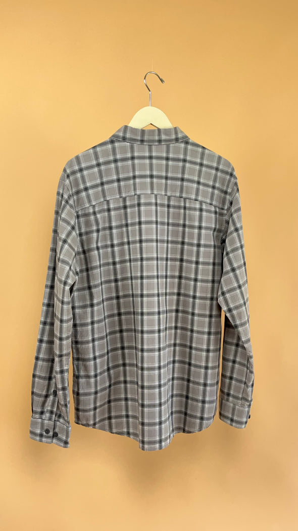 'Columbia' Grey Plaid Shirt