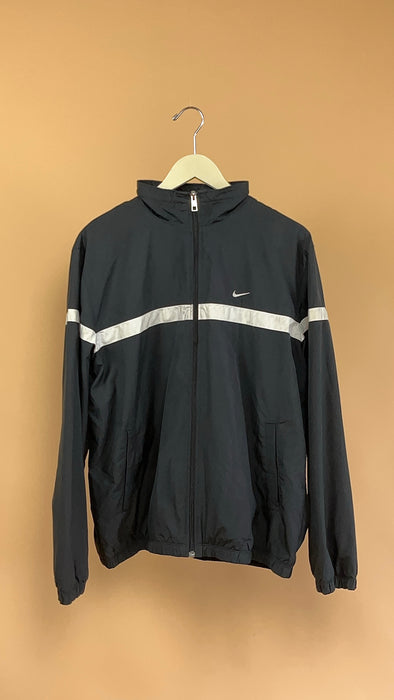 'Nike' Black Windbreaker