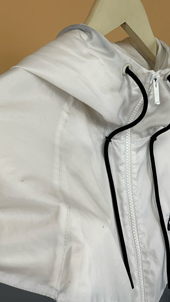'Nike' Grey & White Windbreaker