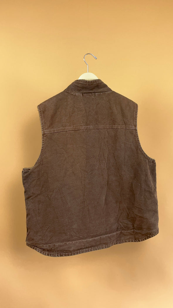 'Carhartt' Rugged Canvas Brown Workwear Gilet
