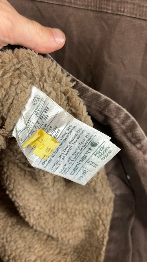 'Carhartt' Rugged Canvas Brown Workwear Gilet