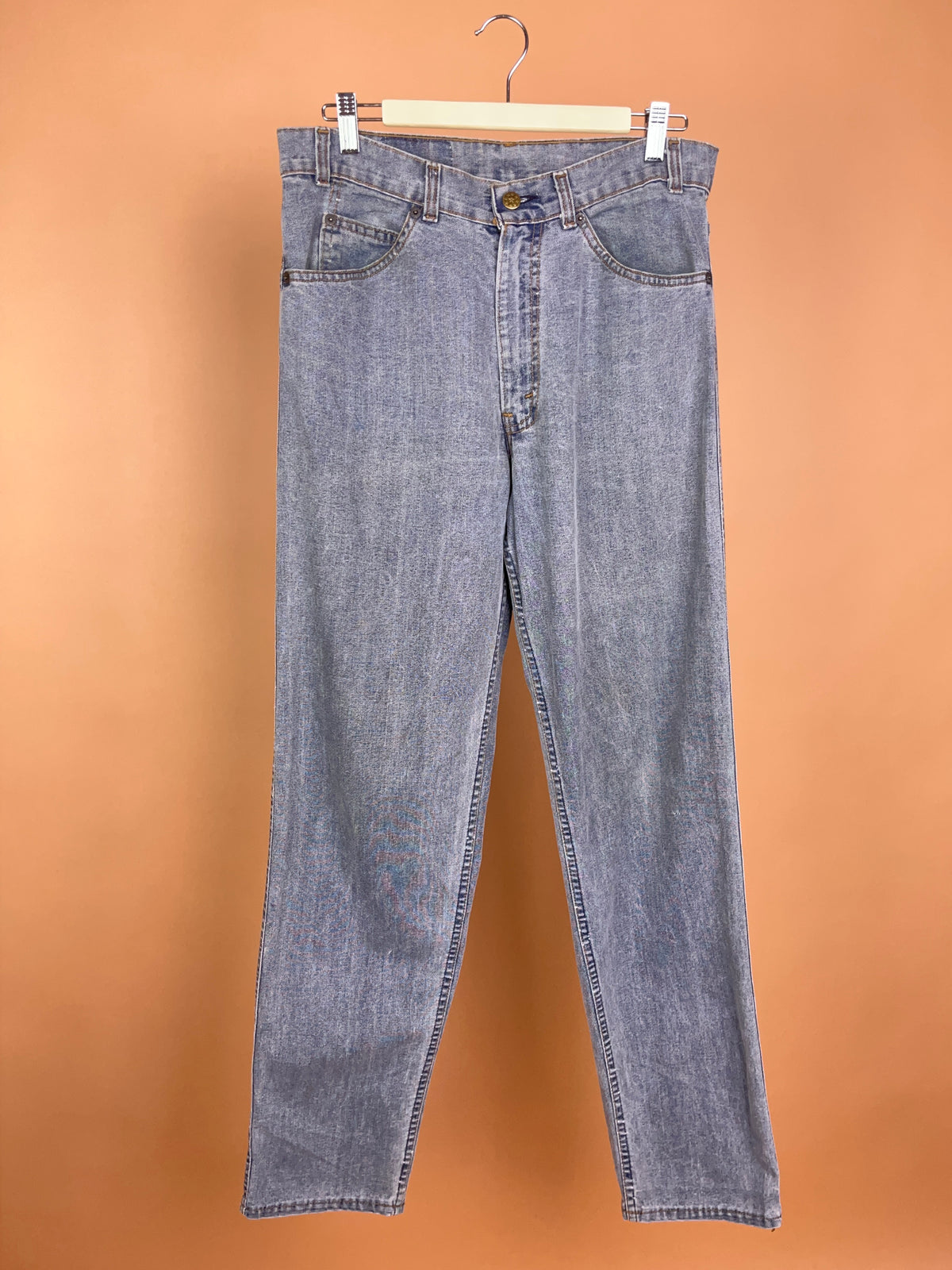 Y2K Levi's Mid Wash Straight Leg Jeans - Made In USA - 32" Mens