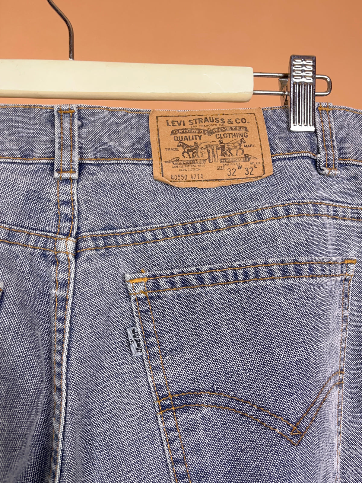 Y2K Levi's Mid Wash Straight Leg Jeans - Made In USA - 32" Mens