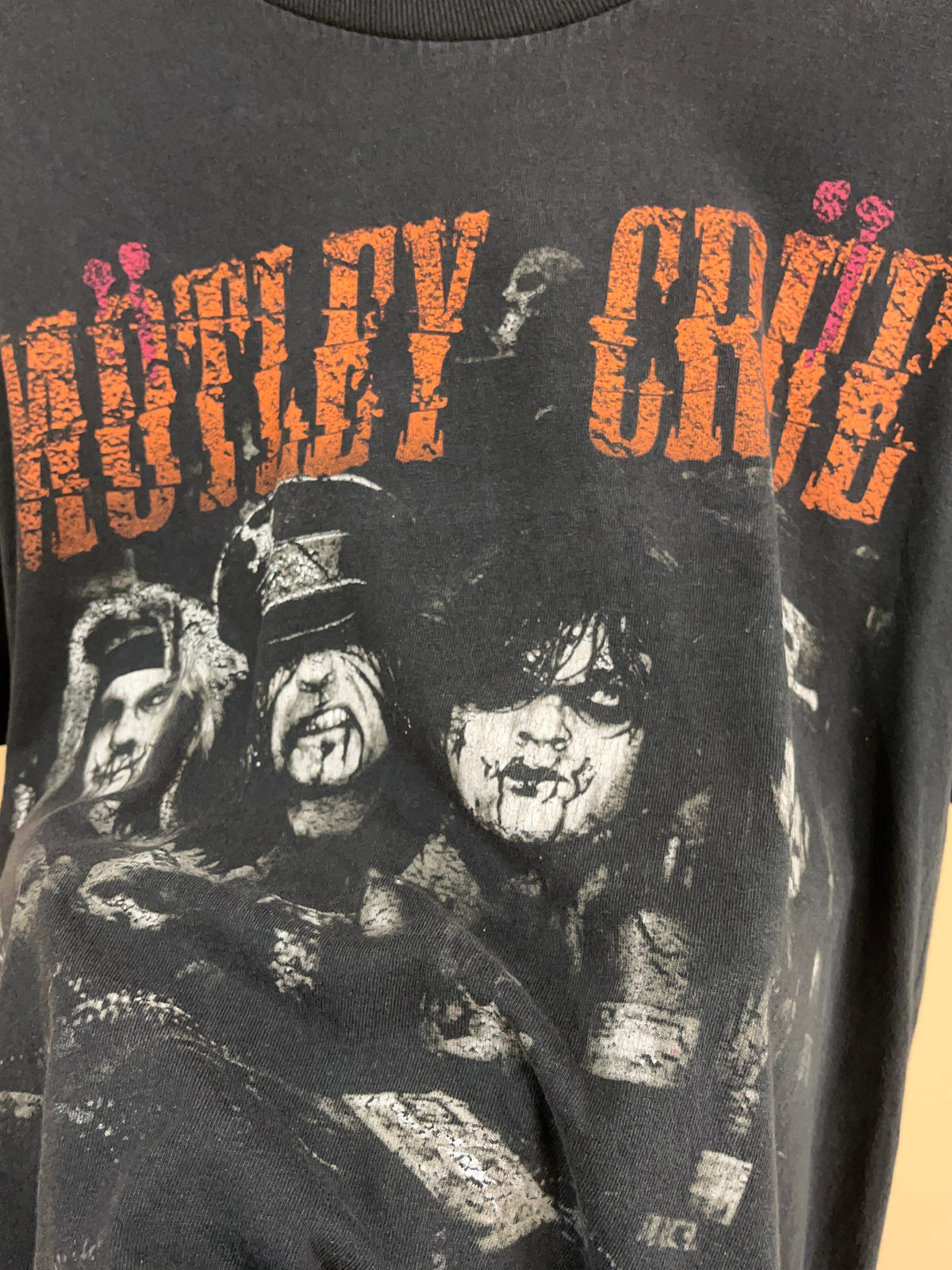 Vintage 1990s Motley Crue Shout at the Devil graphic band t-shirt, size M — Arkive Vintage
