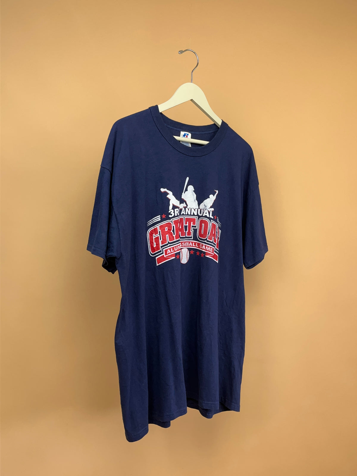 Russell Athletic 50/50 Great Oak Alumni Baseball Game T-Shirt - XL