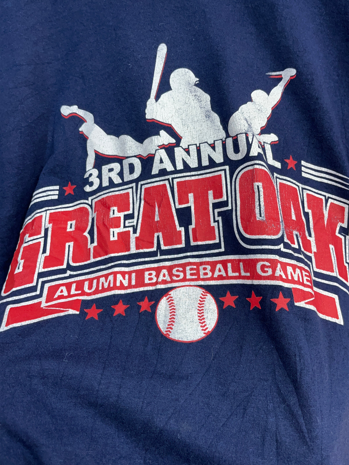 Russell Athletic 50/50 Great Oak Alumni Baseball Game T-Shirt - XL