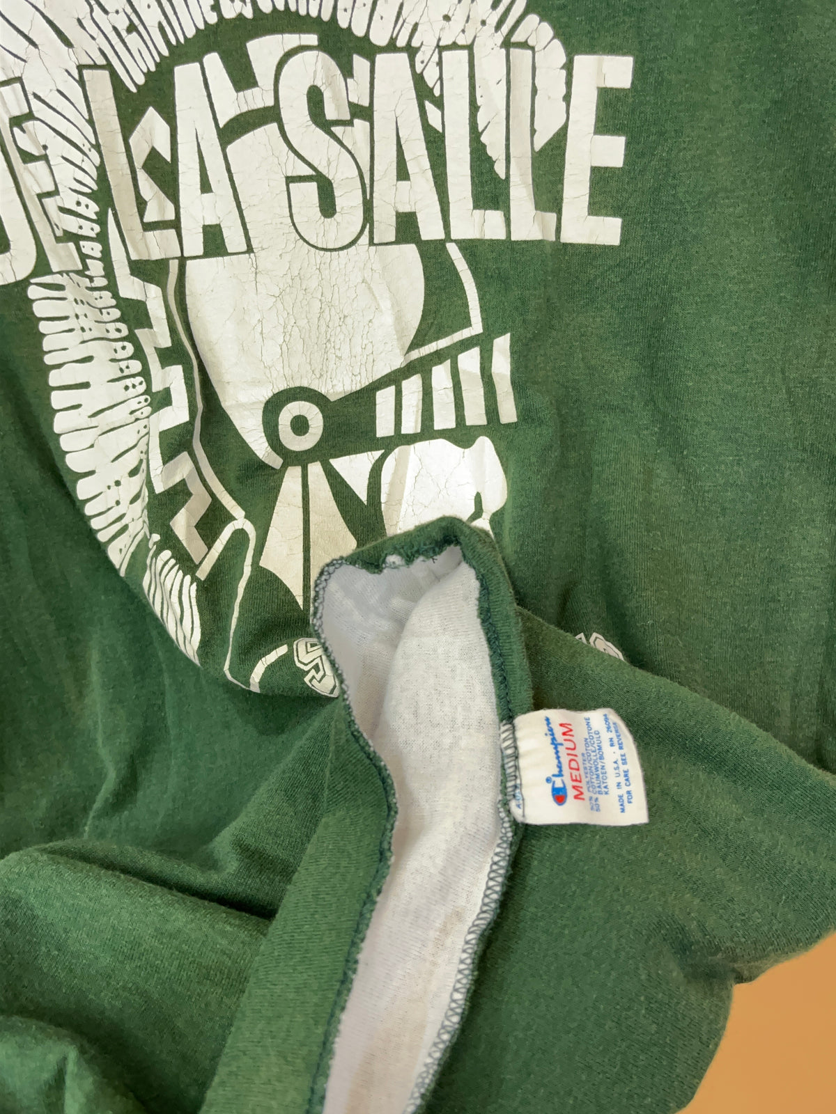 1990s Champion double layer "De La Salle Spartans" T-Shirt - M