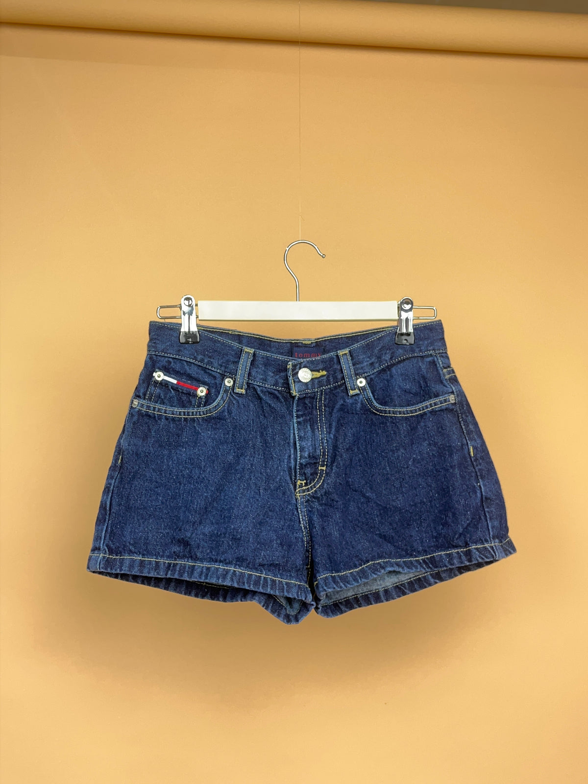 Y2K Tommy Hilfiger Dark Wash Denim Shorts