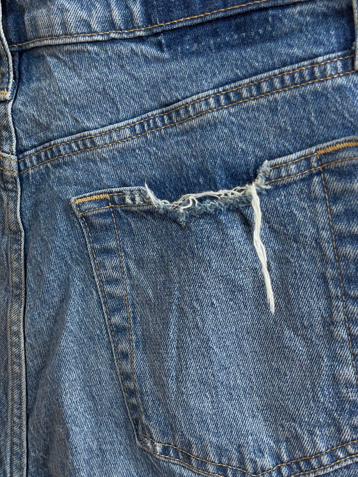 Y2K Gap Mid Blue Wash Denim Shorts