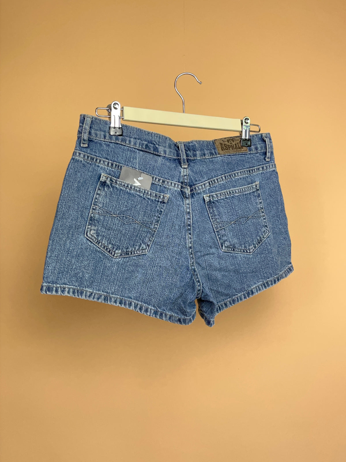 Y2K Asphalt Denim Shorts