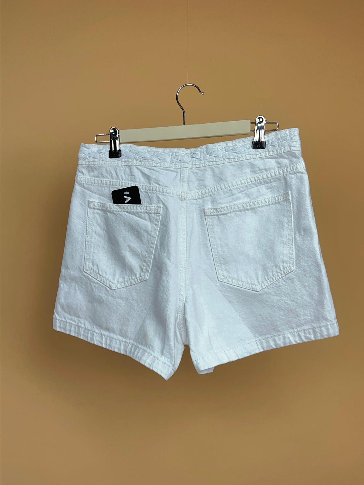 White FRAME Denim Shorts