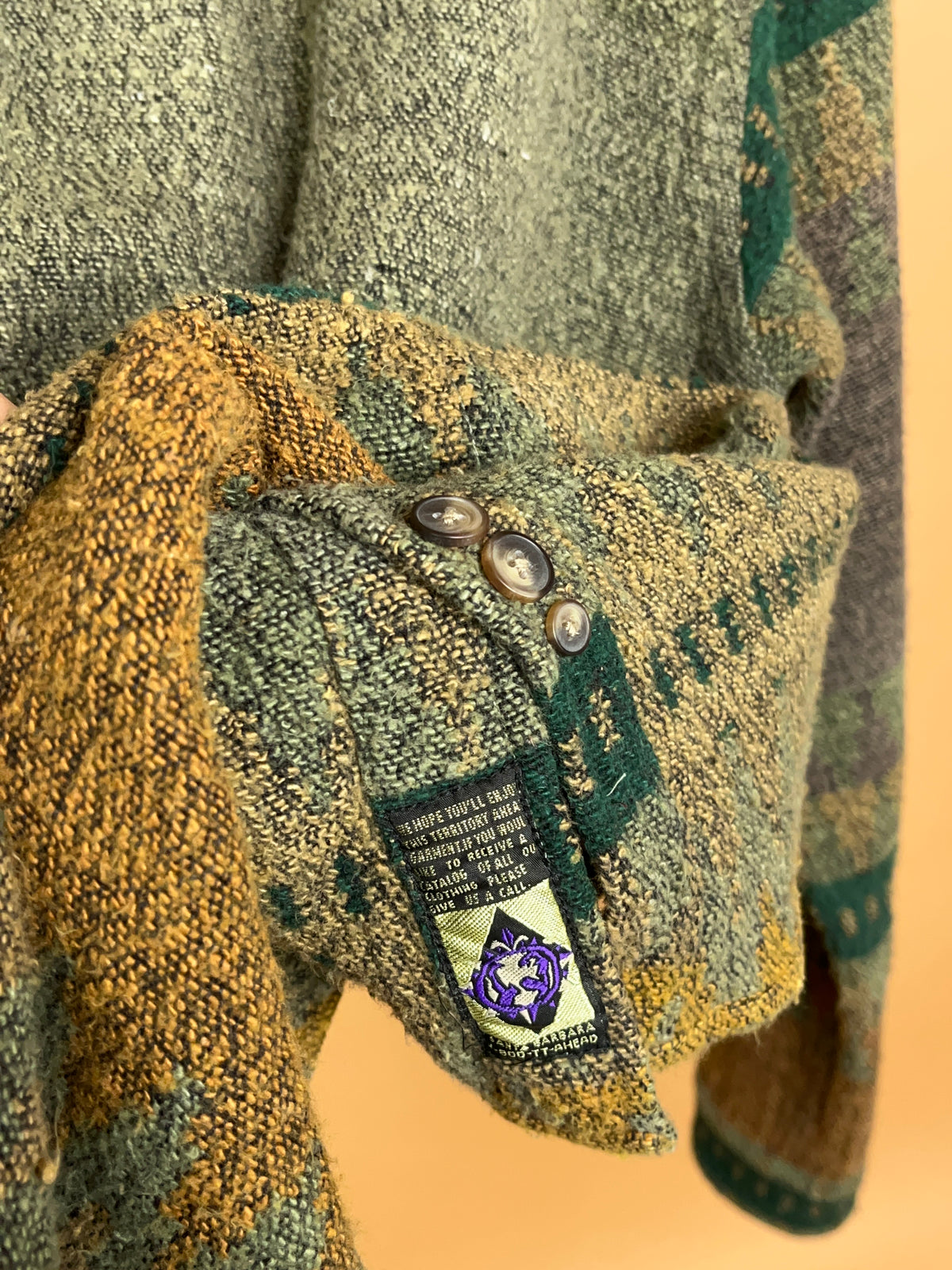 1990's The Territory Ahead Woven Tapestry Shirt Jacket - L