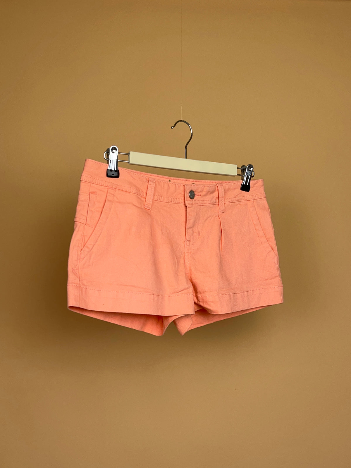 Y2K Coral Denim Shorts