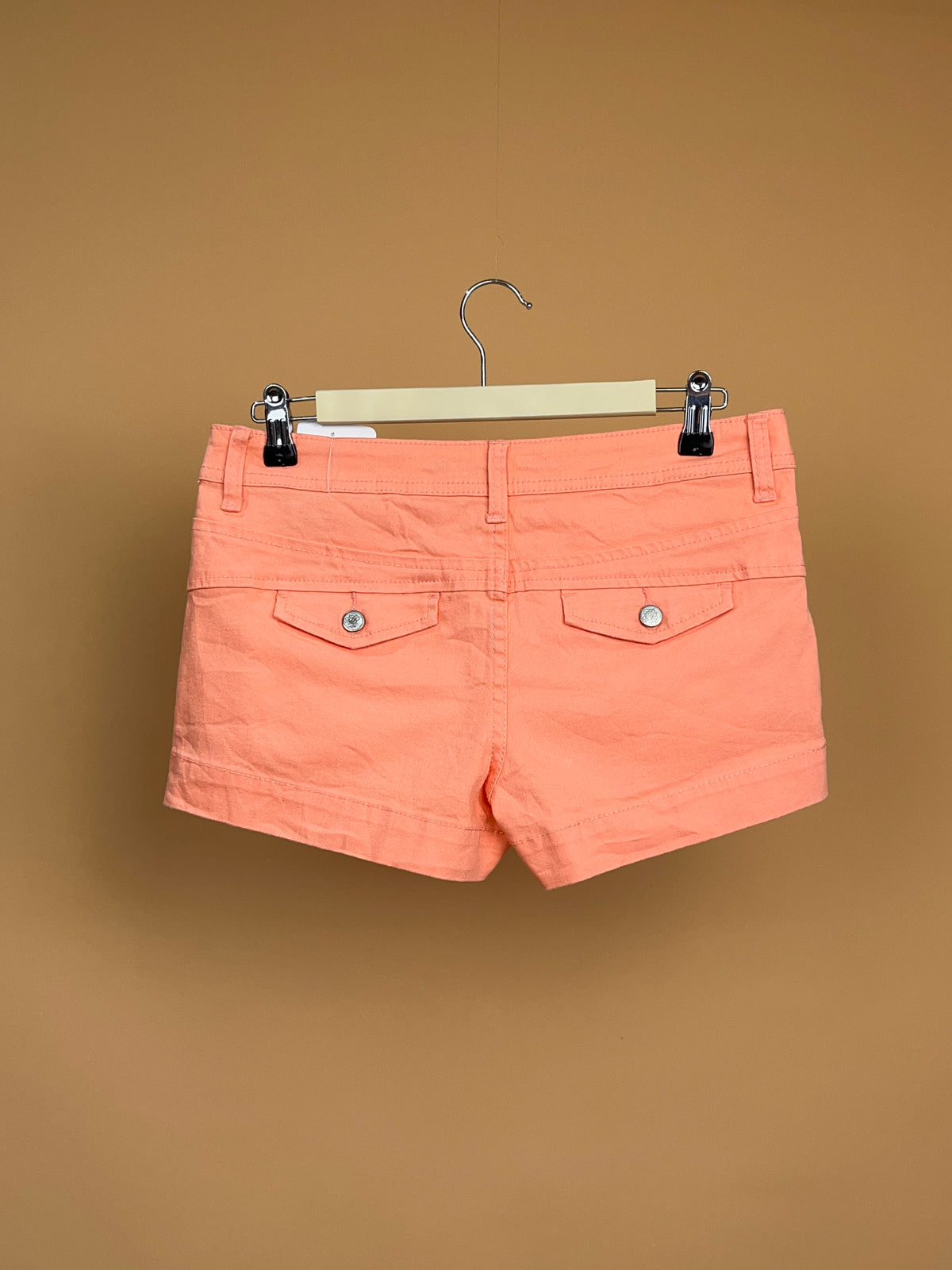 Y2K Coral Denim Shorts