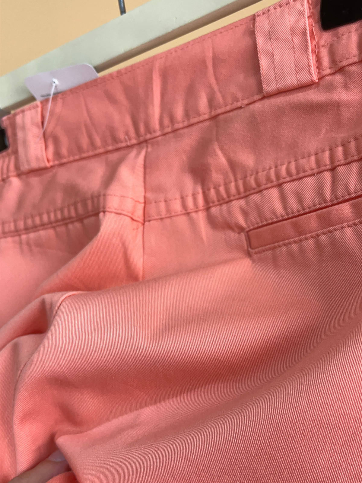 1980's High Waisted Salmon Shorts — Arkive Vintage