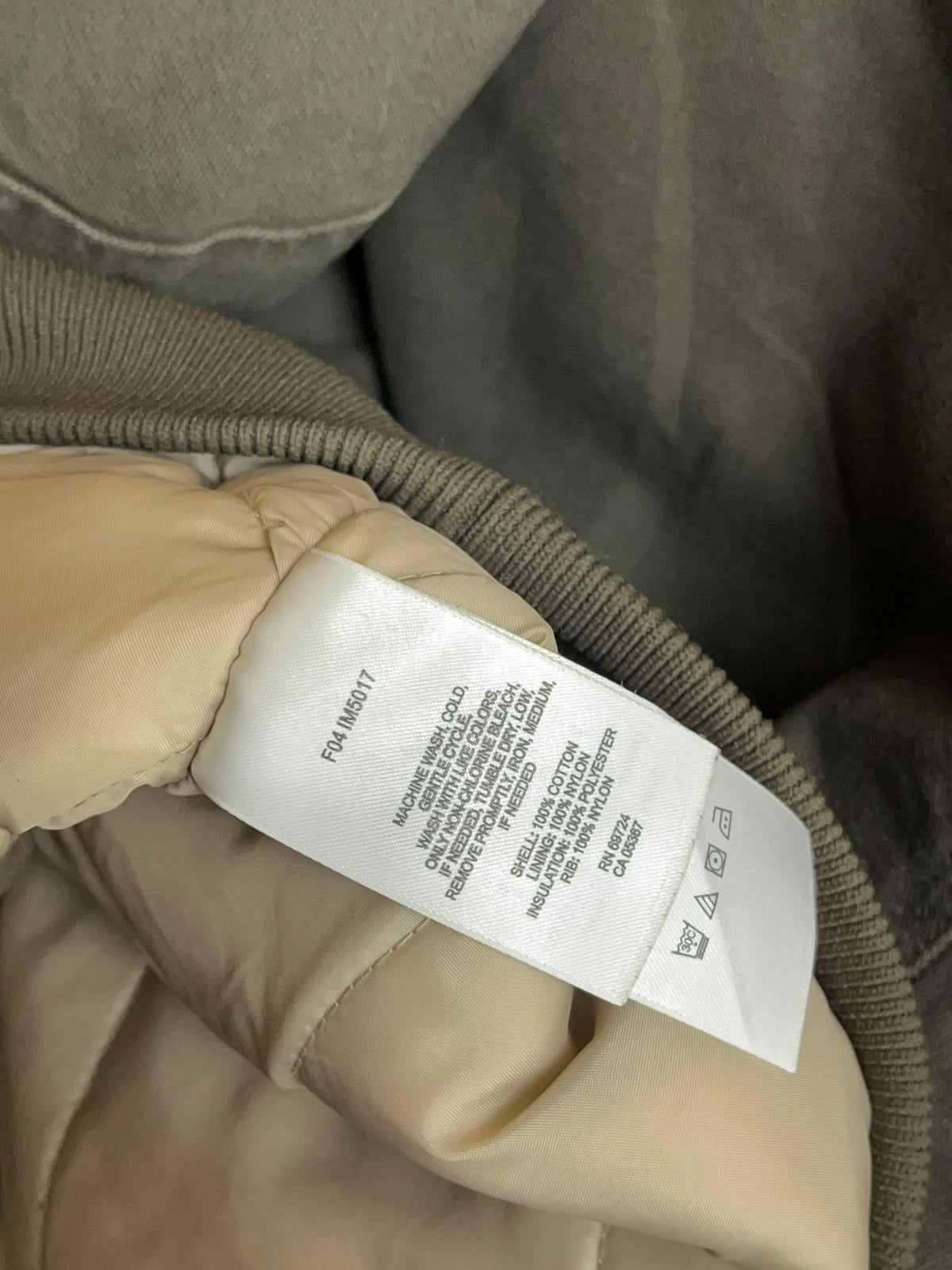Y2K SOREL Olive Cotton Canvas Quilted Hooded Jacket - XL