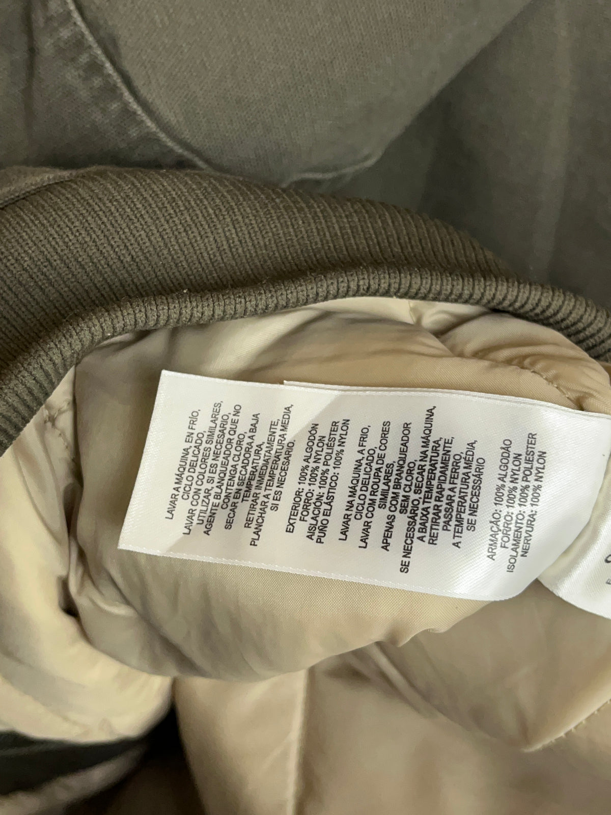 Y2K SOREL Olive Cotton Canvas Quilted Hooded Jacket - XL